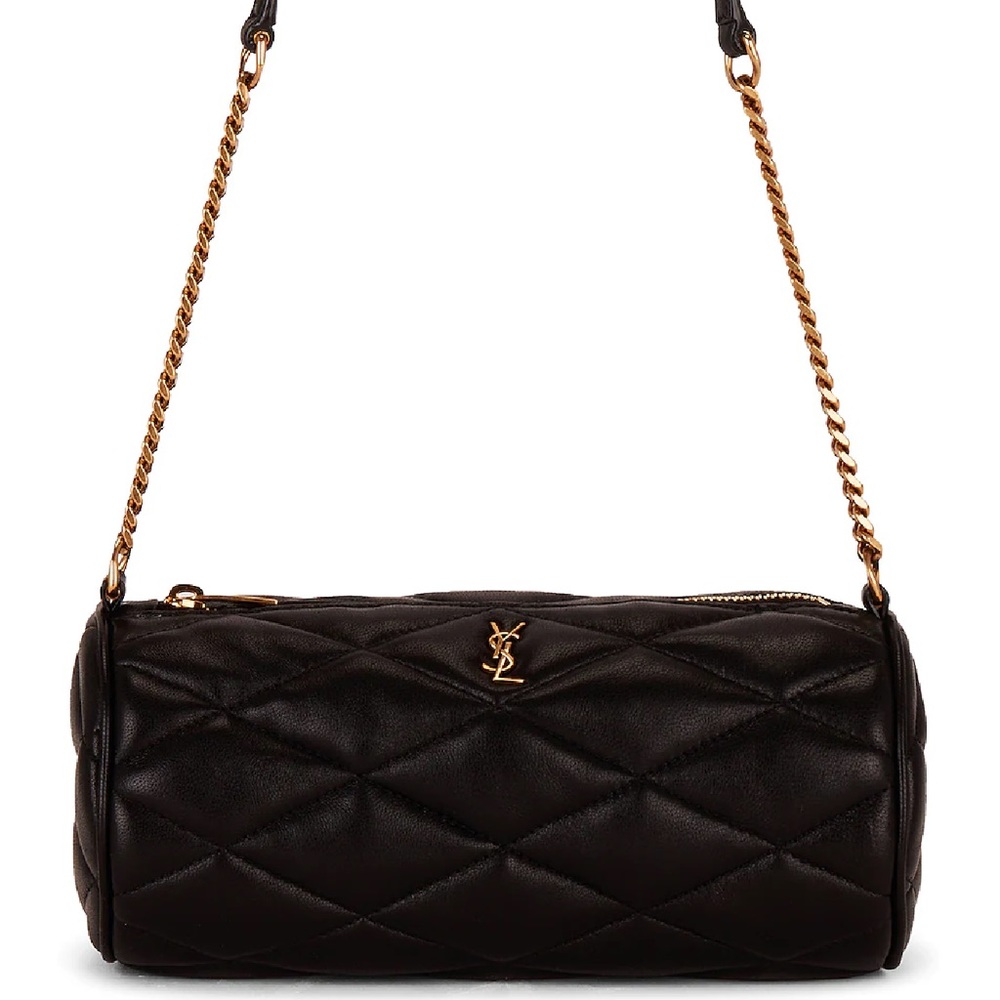 YSL Sade tube quilted black mini purse shoulder bag - Picture 1 of 5